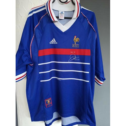 Atravesar ir al trabajo Mejor Maillot équipe de France coupe du monde 1998 Zidane - FFF 98 shirt | Rakuten