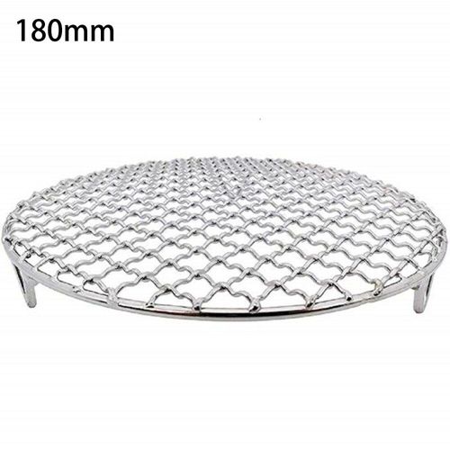 Grille de cuisson ronde en acier inoxydable 304, plaque de cuisson pour barbecue, 165mm/180mm/200mm/240mm/295mm, 1 pièce