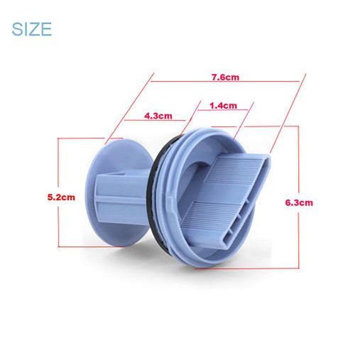 Bouchon de vidange de pompe bleu, Non toxique, pour Machine à laver Siemens/Bosch