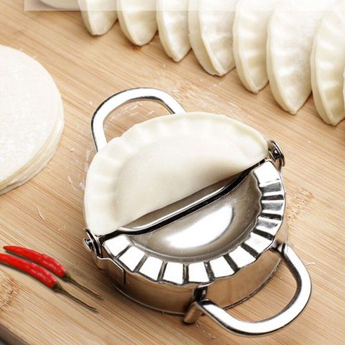 Moule à raviolis en acier inoxydable, emballage facile à faire soi-même, appareil de cuisson, pâtisserie, accessoires de cuisine à domicile, 8.5x13.5cm, 1 pièce