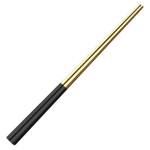 1 paire de baguettes en acier inoxydable, argent or multicolore vaisselle antidérapante couverts lavables au lave-vaisselle portables réutilisables