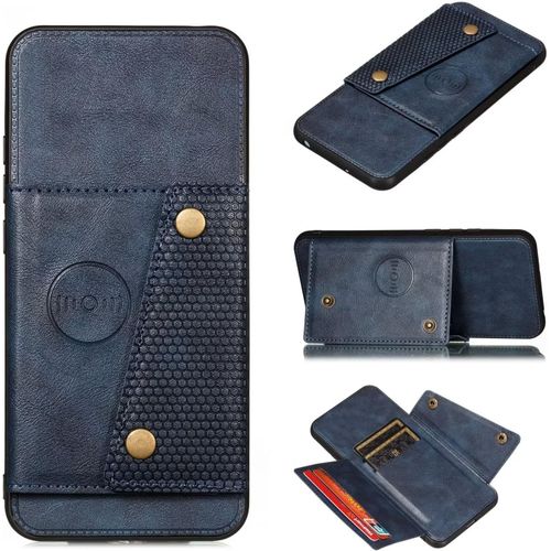 Compatible Avec Coque Samsung Galaxy A03 Core, Etui En Cuir De Téléphone Avec Emplacement De Cartes Coque+Film De Protection D?Écran Téléphone Portable Stand Housse-Bleu