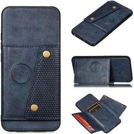 Compatible Avec Coque Samsung Galaxy A42 5g, Etui En Cuir De Téléphone Avec Emplacement De Cartes Coque+Film De Protection D?Écran Téléphone Portable Stand Housse-Bleu