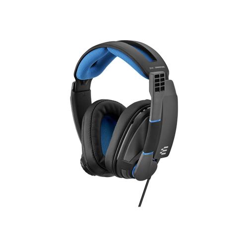 EPOS GSP 300 - Micro-casque - circum-aural - filaire - jack 3,5mm - isolation acoustique - noir, bleu