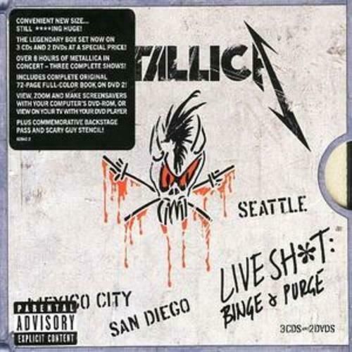 Metallica Live Sh*T ; Binge & Purge 3 Cd + 2 Dvd