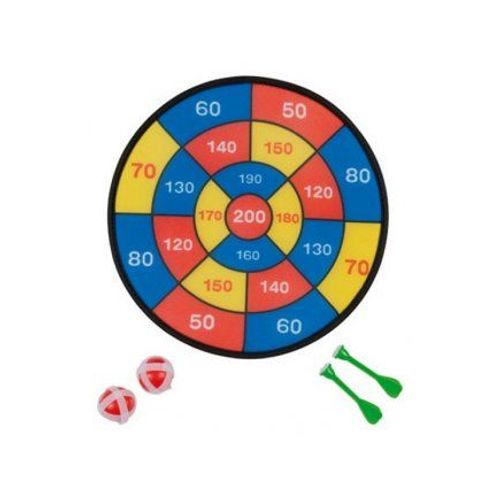 Cible Velcro 29 Cm Avec Balles Et Fléchettes Enfant