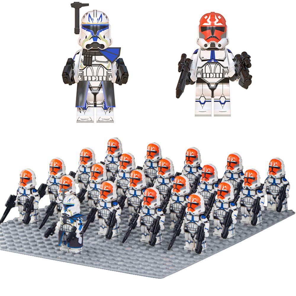 29/50/68/73 Pièces Star Wars Clone Soldats Ensemble Complet De Petit  Personnage Mini Personnage Particle Building Block Ensemble de jouets