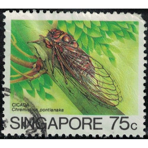 Singapour 1989 Oblitéré Used Insecte Chremistica Pontianaka Su