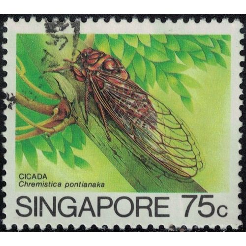 Singapour 1989 Oblitéré Used Insecte Chremistica Pontianaka Su