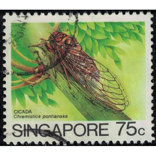 Singapour 1989 Oblitéré Used Insecte Chremistica Pontianaka Su