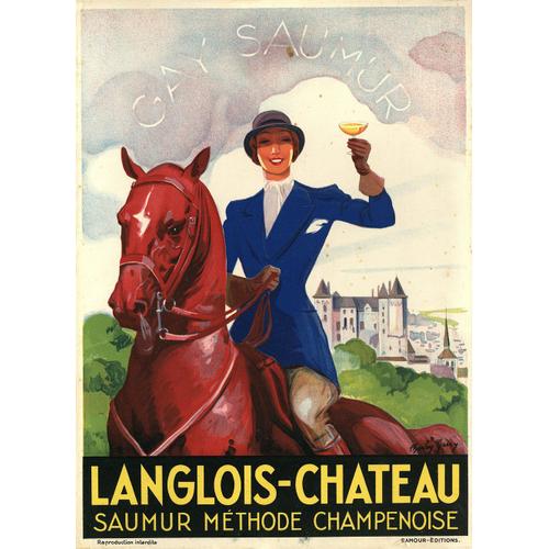 Affiche Langlois Château Saumur