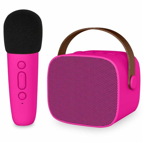 imoshion Kids Karaoke Set Enceinte et micro Hot Pink