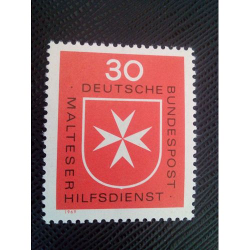 Timbre Allemagne / Rfa Yt 460 Croix Maltaise 1969 (130206)