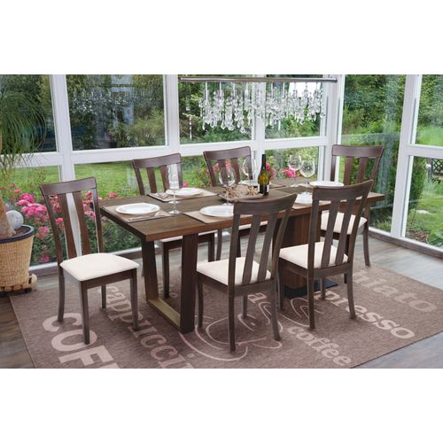 6x Chaise De Salle À Manger Hwc-G46, Tissu, En Bois Massif   Châssis Foncé, Beige