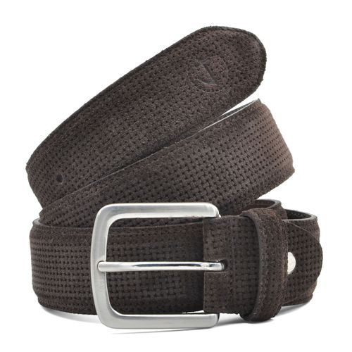 Ceinture En Daim Marron Azove Seajure Pour Homme
