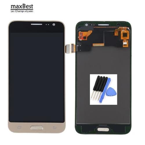 Or - Pour Samsung J3 (2016) J320f Neuf Ecran Lcd Vitre Tactile