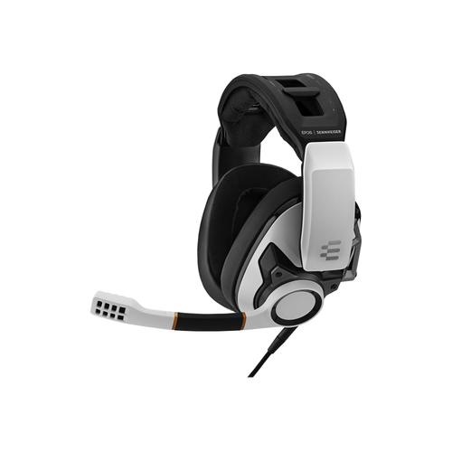 EPOS I SENNHEISER GSP 601 - GSP 600 Series - micro-casque - circum-aural - filaire - jack 3,5mm - noir, blanc