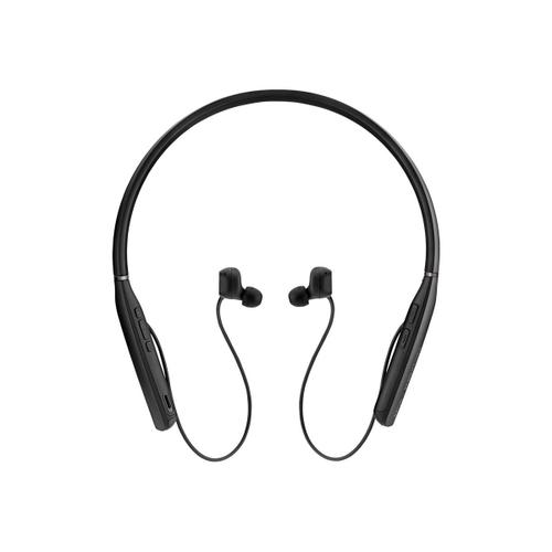 EPOS I SENNHEISER ADAPT 461 - Écouteurs avec micro - intra-auriculaire - tour de cou - Bluetooth - sans fil - Suppresseur de bruit actif - noir et argent - Certifié pour Microsoft Teams
