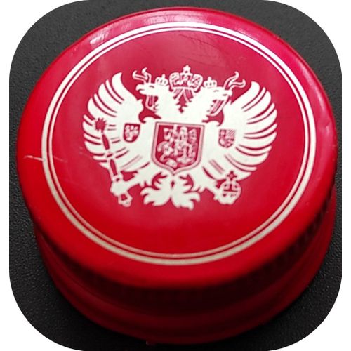 Capsule Aluminium À Visser Rouge Avec Blason