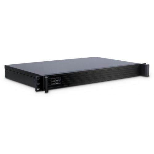 Inter-Tech K-126L - Montable sur rack - 1U - mini ITX - pas d'alimentation (FlexATX) - USB