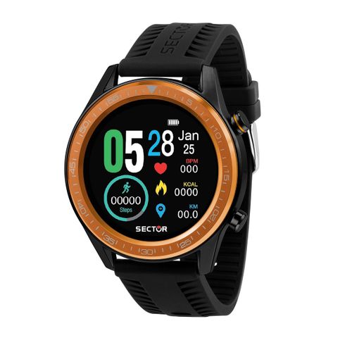 Montre Homme Sector En Silicone Noir