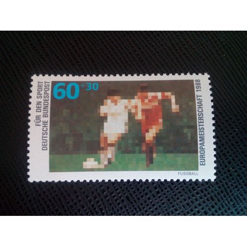 Timbre Allemagne / Rfa Yt 1185 Football (Championnat D'europe) 1988 (130206)