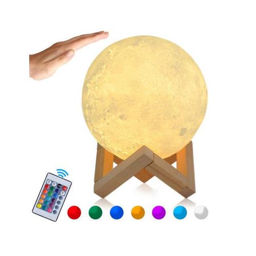 Lampe-Lune À Poser Multicolore Moovymoon