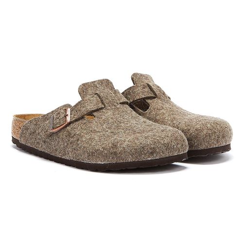 Birkenstock Boston Pantoufles Marron