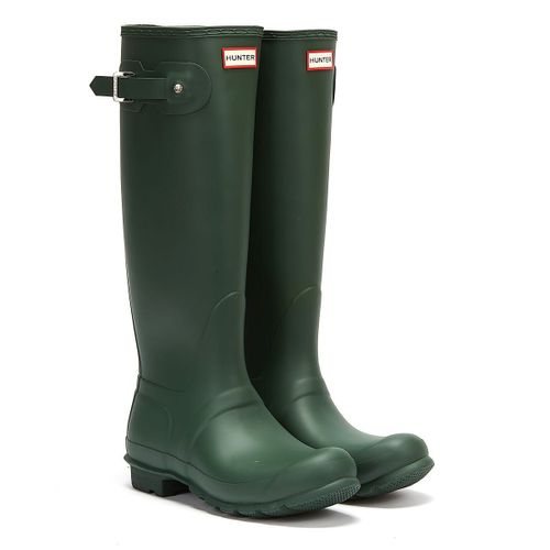 Hunter Original Tall Bottes En Caoutchouc Vertes Pour Femmes