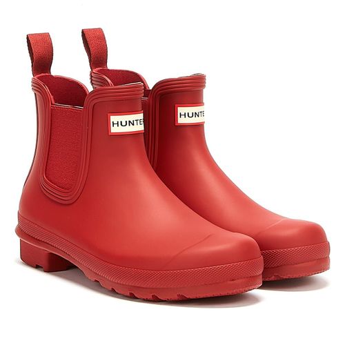 Hunter Original Chelsea Bottes Rouges Pour Femmes