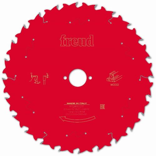 Lame pour scie circulaire portative FREUD - Ø254 2,6/1,8 AL30 Z24 BA 20° - F03FS09778 -FR24W001T