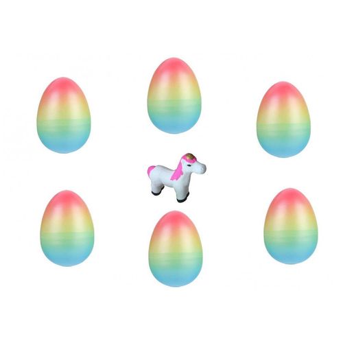6x Oeufs Magique 11cm Licorne