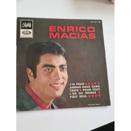 Enrico Macias 45 Tours Jai Peur