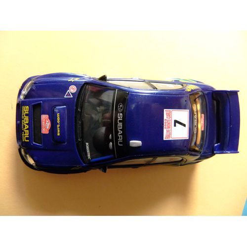 Scalextric Subaru Bleu 7 Rallye Monte-Carlo Chauffeurs Solberg Et Mills-Scalextric