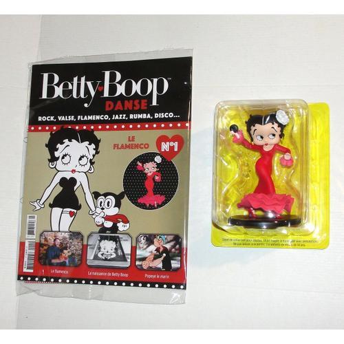 Figurine Betty Boop Pin Up Flamenco Qui Danse Rock Valse Jazz Rumba Disco + Fascicule