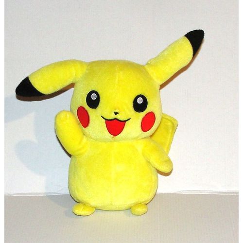 Peluche Pokemon Pikachu Rigole Tomy 2017 - Doudou Pikachu 23 Cm