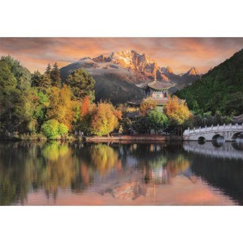 Puzzle Adulte Chine Lijiang View 1500 Pieces - Puzzle Paysage Montagne Et Rivi?Re