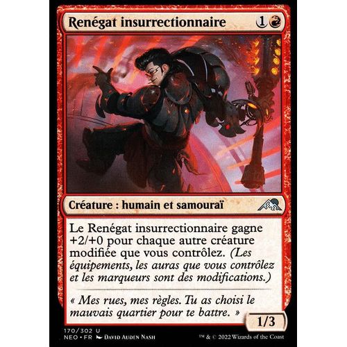 Renégat Insurrectionnaire - Magic - Kamigawa La Dynastie Néon - U - 170/302