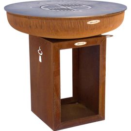 Barbecue brasero en acier Carus Diamètre 82 cm Hauteur 80 cm