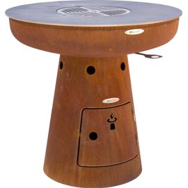 Barbecue brasero en acier Nero Hauteur 79 cm Diamètre 82 cm