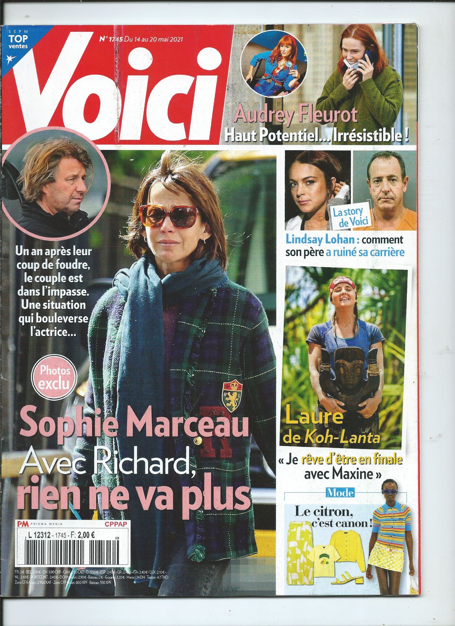 voici 14052021 sophie marceau, will smith, jennifer lopez & ben affleck, audrey  fleurot, robbie williams, anthony hopkins, nicole kidman, gwendoline hamon,  lindsay lohan, nick jonas, laurent ruquier | Rakuten