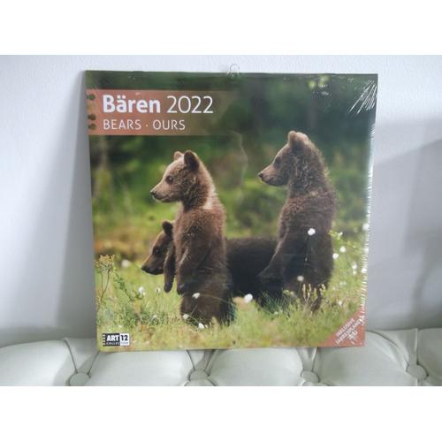 Ours / Bears / Baren - Calendrier 2022 Calendar - Art 12 Collection