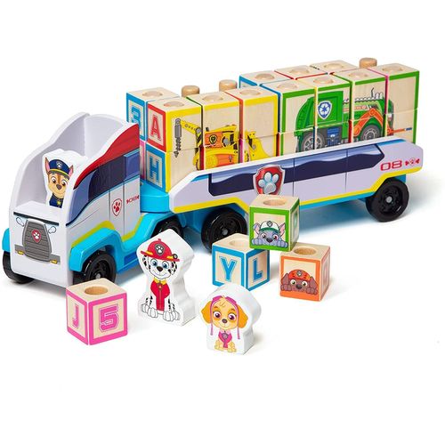 Paw Patrol Camion Alphabet Bois