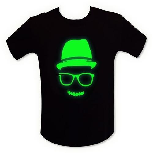 T-Shirt Visage Cool Fluorescent Taille Xxl