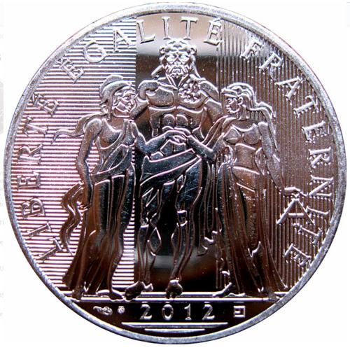 10 Euros Argent Hercule 2012 Avec Son Certificat D'authenticite Signe Sera Joint À La Commande