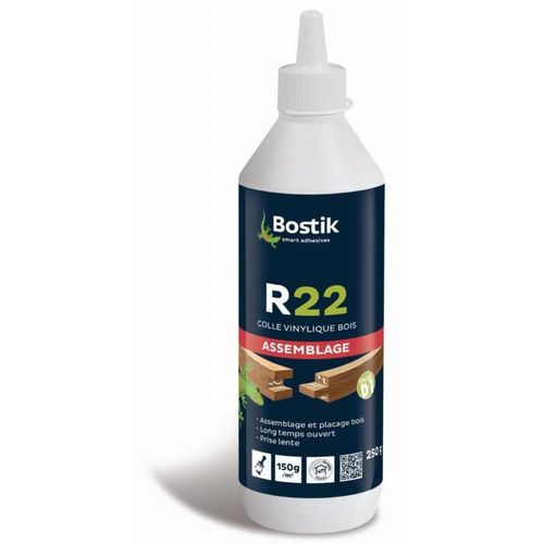 Colle vinylique R22 BOSTIK - Biberon 250 gr - 30603740