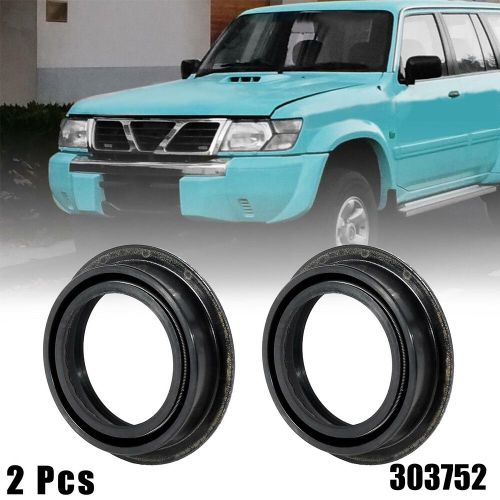 Johonneur D'appellation Intérieurs En Plastique Noir Pour Nissan Patrol,Équipement De Piste Avant De Véhicule,Pièces D'embrayages,Coffre-Fort,Y60,Gq,Y61,Gu 303752,2 Pièces