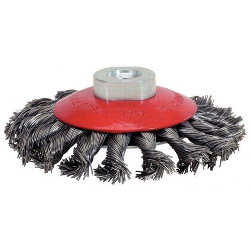 Brosse inox torsadé 0,5 mm, Ø 115 mm