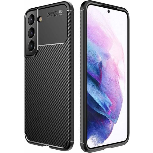 Coque Brossée Noire Samsung Galaxy S22 Plus / S22+ 5g Carbon Fiber Antichoc - Accessoires Pochette Case Samsung Galaxy S22 Plus / S22+ 5g