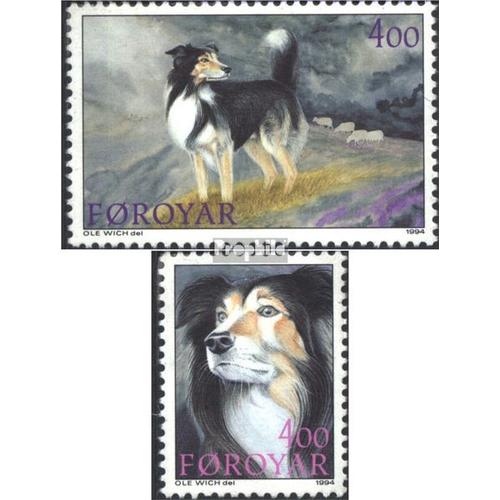 Danemark - Iles Féroé 262-263 (Complète.Edition.) Oblitéré 1994 Chiens